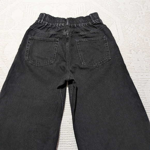 All Saints Black Barrel Leg High waisted Women's Jeans - Picture 2 of 5